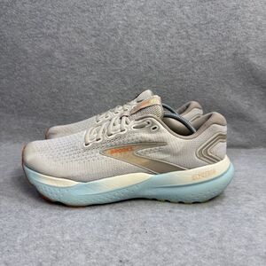 Brooks Shoes Womens Size 11 Glycerin 21 Beige White Running Sneakers 1204081B195